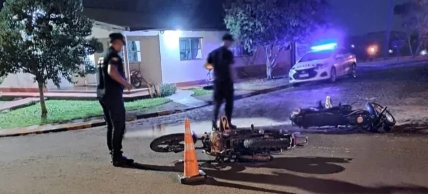 Choque de motos dejó dos&nbsp;heridos
