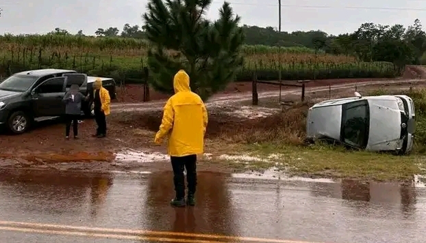 Despiste y vuelco sobre la Ruta 20: una mujer&nbsp;hospitalizada