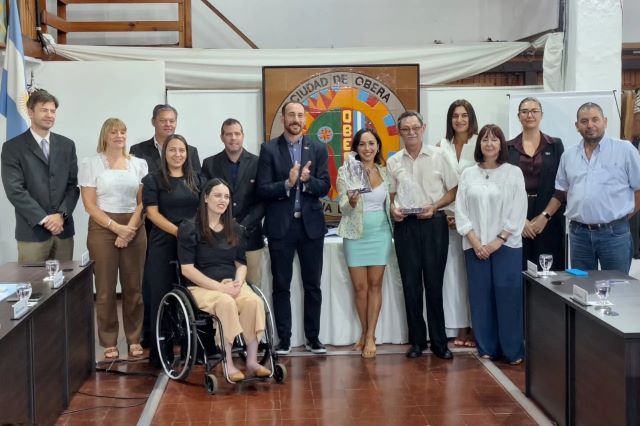 Bernhartd y Barella agradecieron al pueblo de&nbsp;Oberá