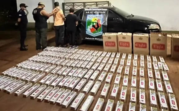 Contrabandistas detenidos con cigarrillos por más de $5&nbsp;millones