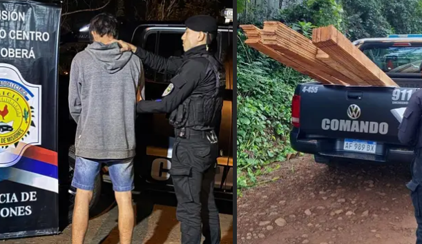 Conocido delincuente detenido por robar en maderera&nbsp;Rocholl