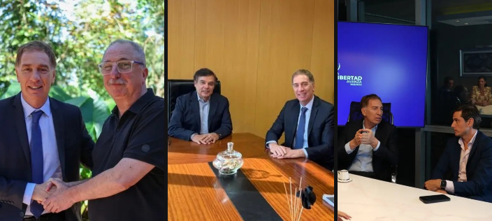 Santilli se reunió con Rovira, Passalacqua y los&nbsp;libertarios