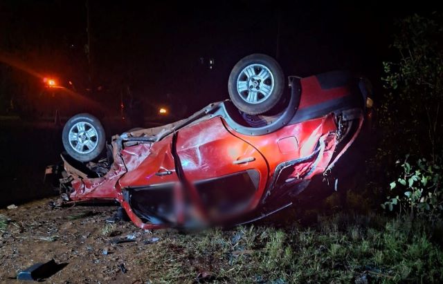 Vuelco en la RN14 dejó tres&nbsp;heridos
