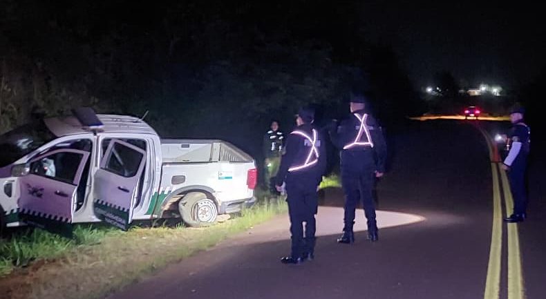 Choque entre dos camionetas dejó a dos&nbsp;heridos