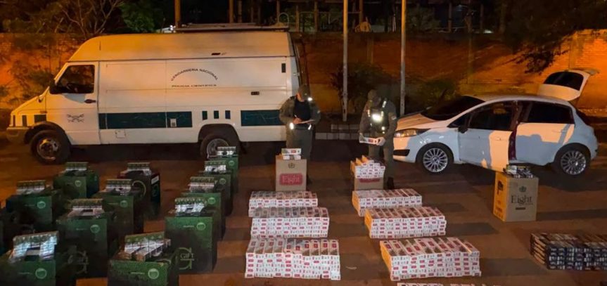 Cargado de cigarrillos embistió un control de&nbsp;Gendarmería